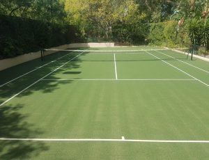 tennis-after Artificial Grass Tennis Court