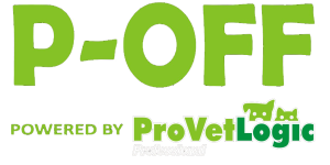 p-off bioenzymatic dog spray logo